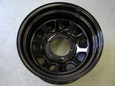 Steel Wagon Wheel Unpainted 15 x 8 Steel Wagon Wheel Unpainted 15 x 8